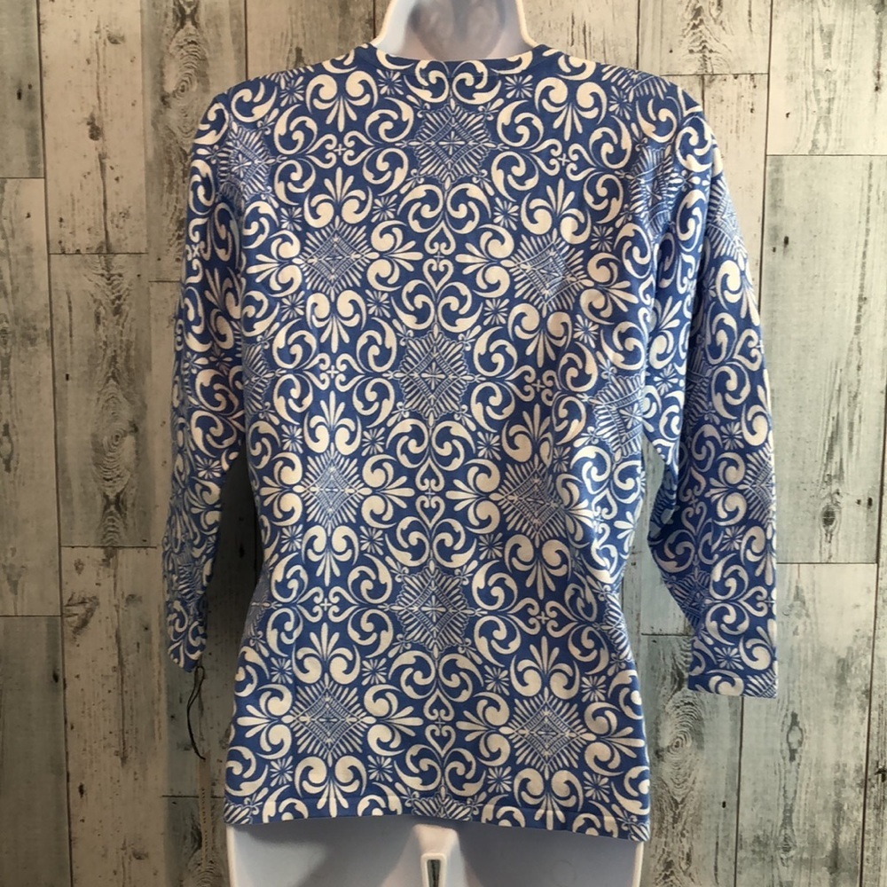 Jillian Jones Button Front Patterned Cardigan NWT… - image 2